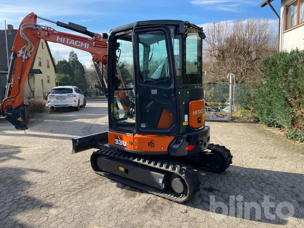 Mini-Bagger - 2022 Hitachi ZX33U-6 CLR | Blinto