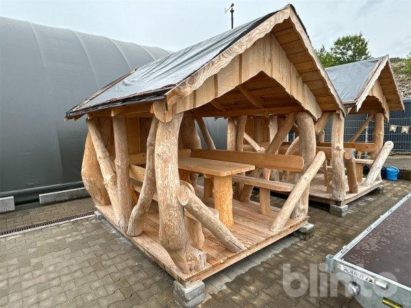 Urige Gartenhütte Ausstellungsstück