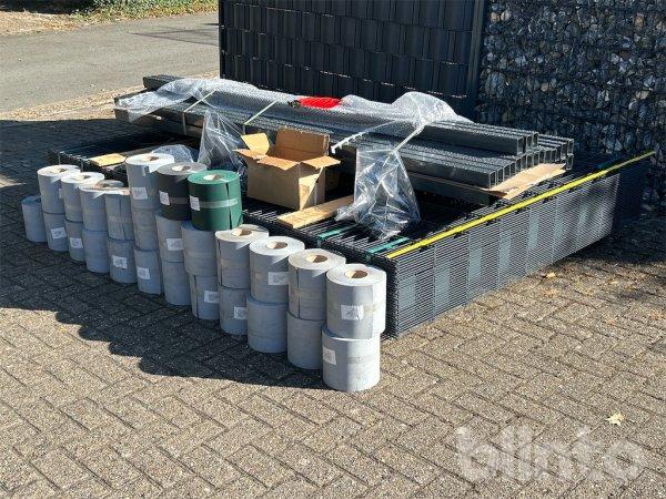 Zaunpaket Doppelstabmattenzaun (Höhe: 1.830 mm) mit Sichtschutz