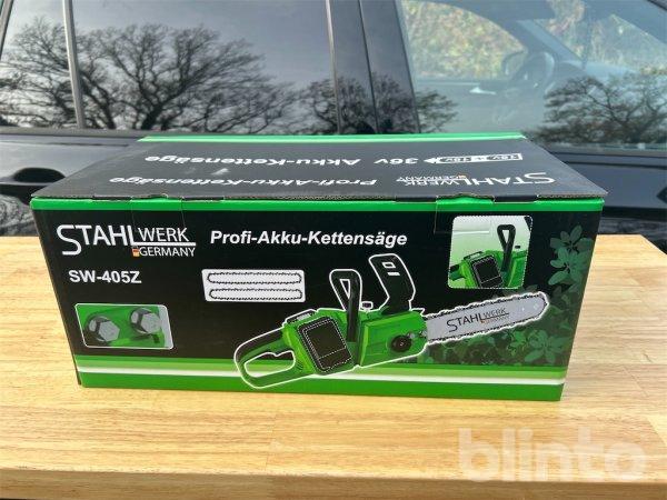 Profi-Akku-Kettensäge Stahlwerk SW-405Z (neu/ungebraucht)
