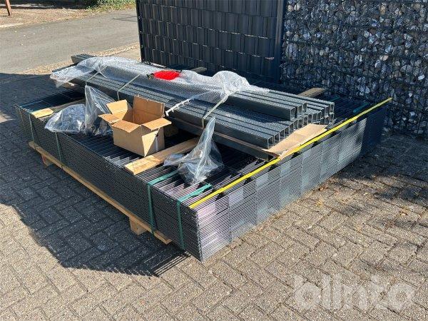 Doppelstabmattenzaunpaket (Höhe: 1.830 mm)