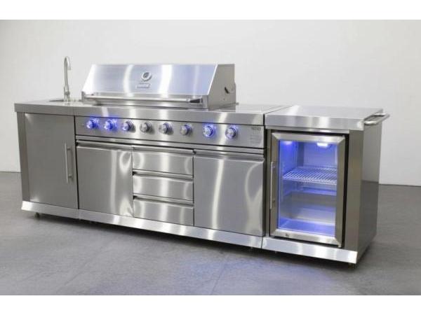 Outdoor-BBQ-Küche inkl. Gasgrill