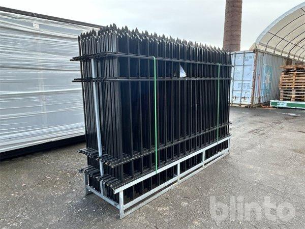 Stabzaun / Zaunanlage (22 Zaunelemente)