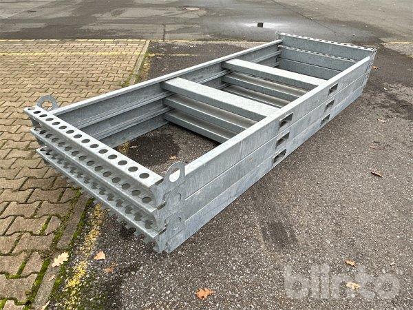 3 Transportgestelle für Bauzäune