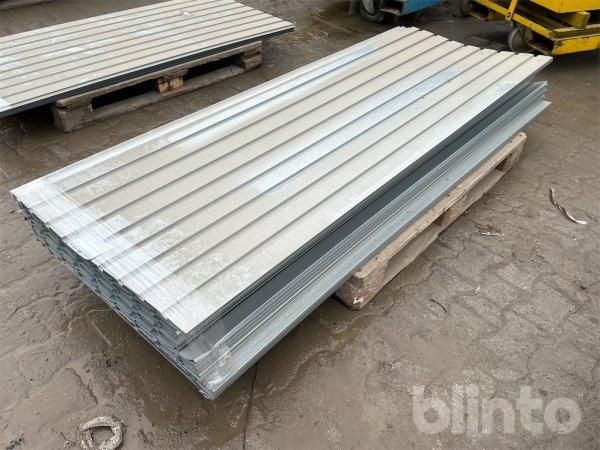 Verzinkte Trapezbleche (ca. 0,73 m x 2,05 m)